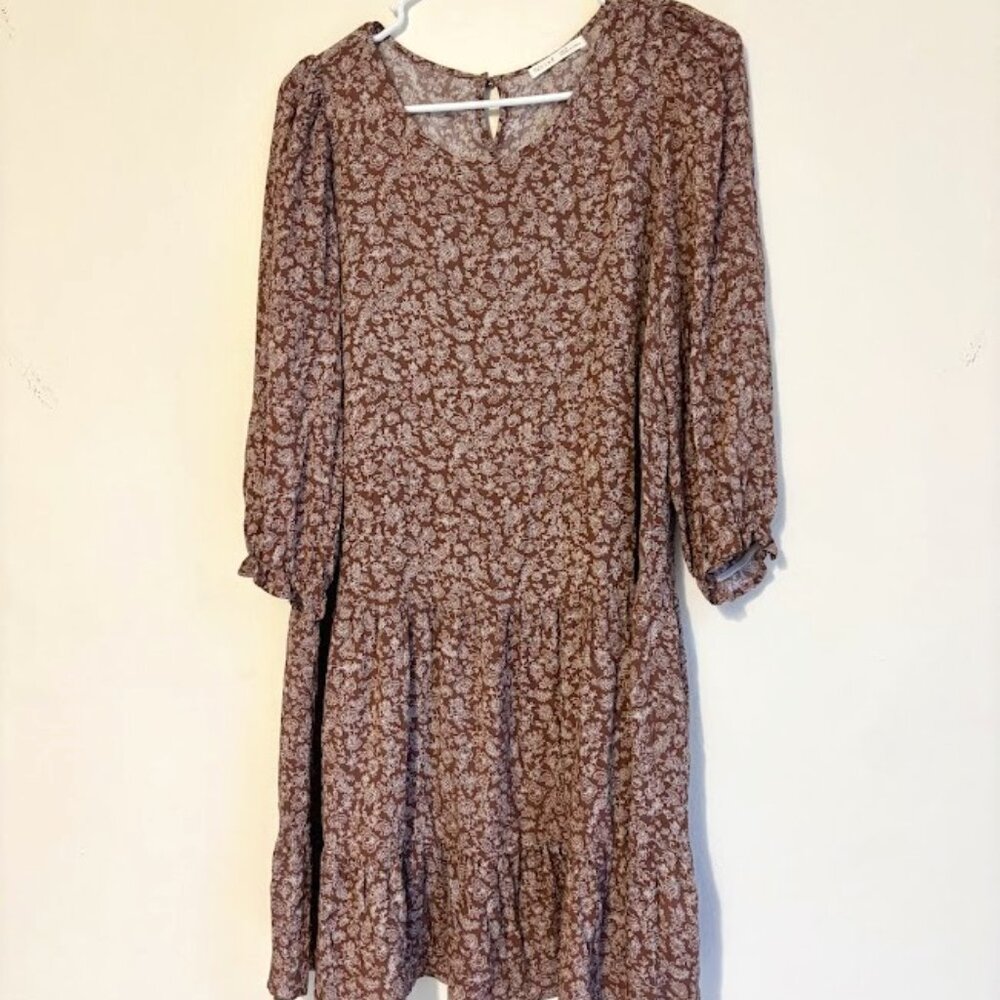 Neuflora Style - Long Sleeve Floral Dress